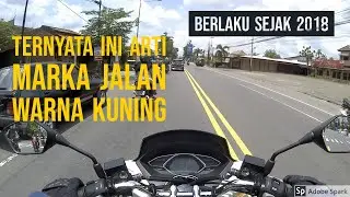 Ternyata Ini Arti Marka Jalan Warna Kuning Berlaku Sejak 2018