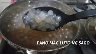 HOW TO COOK BIG SAGO
