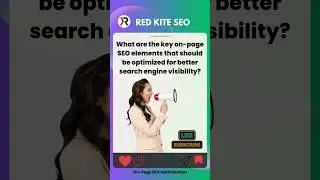 What are the key on-page SEO elements that should be optimized for better search engine visibility?
