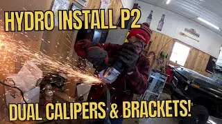 GKTech Dual Caliper Brackets on the 350z! (Hydro Ebrake Install Part 2)