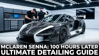 McLaren Senna Paint Correction: Polishing Exposed Carbon Fiber to Concours Perfection