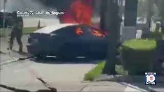 Police release cause of fiery crash that killed Tesla driver