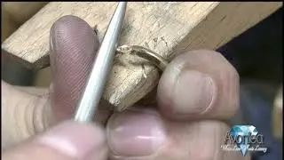 Jeweler Making a Ring: Transform a pair of Earrings into 2 Rings in 4K UHD