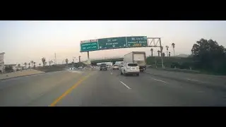 FasTrak lane on the 91 Freeway westbound.