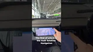 #AudiQ6 e-tron Passenger Display