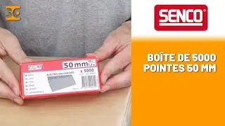 Bandes de clous de 50 mm t&ecirc;tes hommes galvanis&eacute;es AX - SENCO