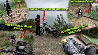 ⚠️DEADLY TRAIL RIDE in Shimla 😱 | One Mistake&hellip; Game Over‼️