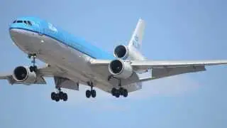 KLM Royal Dutch Airlines McDonnell Douglas MD-11 [PH-KCD] Landing At LAX