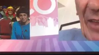 Emotional Fan at Leonard Nimoy's Q&A panel SLC Comic Con 2014