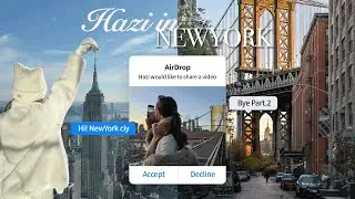 HAZI in NEW YORK🇺🇸🗽 단연코 인생 최고의 순간, 안 가면 후회할 뉴욕 스팟들!💫 연말, 크리스마스