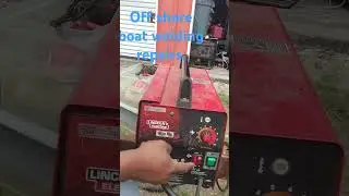 Lincoln electric weld pak a simple set up easy to use for all your offshore boat & trailer repairs
