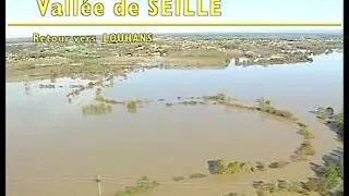 Les crues de la Seille en 1999 à Louhans