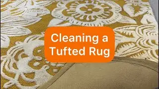 How Tufted Rugs are Washed! #asmr #rugcleaning #oddlysatisfying