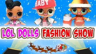 LOL Surprise Dolls Runway Fashion Show! Featuring Dollface, Yang QT, & MC Swag! | LOL Dolls Families