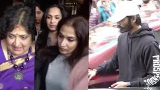 Exclusive Video: 2.0 படம் பார்த்த Dhanush, Latha Rajinikanth , Soundarya Rajinikanth