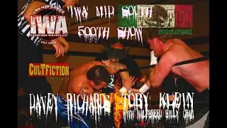 CULT FICTION - IWA MID SOUTH 500th SHOW - DAVEY RICHARDS vs. TOBY KLEIN (w/ HalfBreed BILLY GRAM)