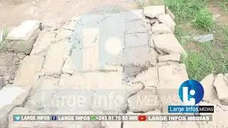 Lutendele :un colonel de la police nationale congolaise détruit des constructions d'autrui