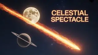 Did You See a Shooting Star next to Saturn and the Harvest Moon?