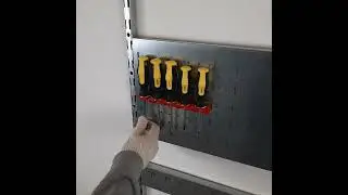 Подвес для отверток и проводов #garage #storage