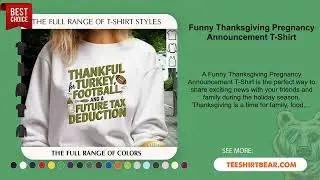 Funny Thanksgiving Pregnancy Announcement T-Shirt