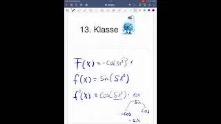 MaDu: 13. Klasse, Ableitung und Stammfunktion
