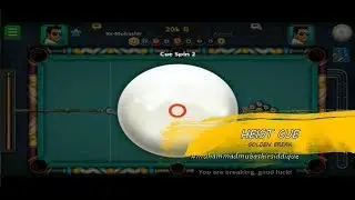GOLDEN BREAK WITH HEIST CUE [ 8 BALL POOL ] | Muhammad Mubashir Siddique !