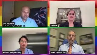 Raj talks with the leaders of the #ASRA_Society LGBTQIA+ Special Interest Group