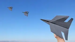 How to make a paper glider that flies far | paper airplane a4 sheet | Paper Plane
