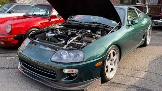 1996 Toyota Supra Turbo MK4 Dark Green Paint.