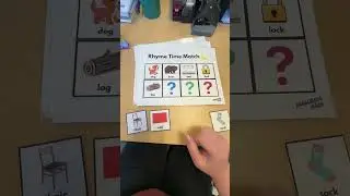 This week's small group activity is all about rhyming! In this video, I introduce our Rhyme Time Mat
