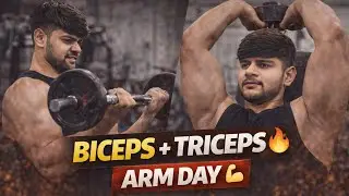 Biceps Triceps Superset Workout 🔥 Big Arms Pump | Gym Arms Day