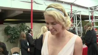 Charlize Theron - HFPA Red Carpet Interview- Golden Globes 2012