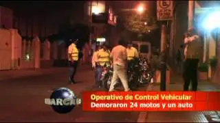 Control de tr&aacute;nsito: Demoran 24 motos y un auto.