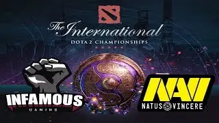 THE INTERNACIONAL 2019 INFAMOUS  VS NAVI  DOTA 2 DAY 2