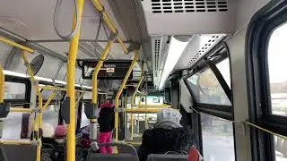 TTC Nova LFS Ride #3356 Broken - Damaged Bus Window 11/20/2022