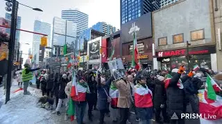 Toronto LIVE: First Day of February in Downtown During a Rally Protest for Iran (February 1st, 2026)