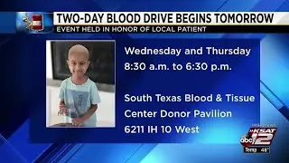 South Texas Blood and Tissue Center to host 2-day blood drive