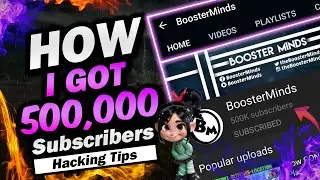NOW ANYONE CAN GET 500,000 SUBSCRIBERS on GAMING CHANNEL | EVERY SECRET REVEALED | FAST AND EASY
