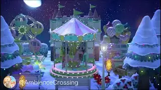 🎄 Relaxing Cheerful Music 🎶 Animal Crossing Christmas Carnival Ambience