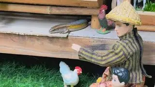 Peliharaan baru di kandang bapak agus #barbiejowo #funny 