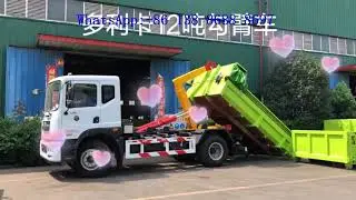 12 tons  hook garbage truck