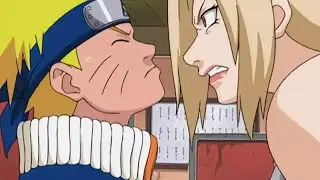 Naruto conhece Tsunade e a desafia - Naruto dublado