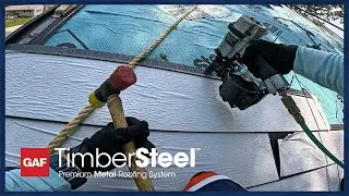 POV: A Day on the Roof Installing GAF TimberSteel Metal Panels