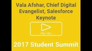 Underscore VC 2017 Student Summit Keynote - Vala Afshar