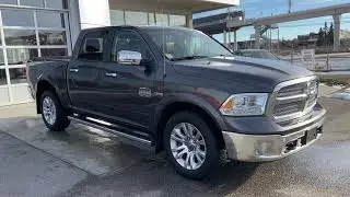 Gray 2016 Ram 1500 Laramie Longhorn Review   - GSL GM City - Calgary