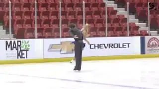 Rachel Parsons & Michael Parsons FD 2016 Lake Placid International Jr.