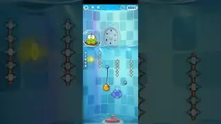Cut The Rope Experiments Bath Time 3 stars walkthrough LEVEL 5-10