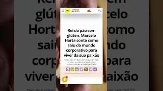 Como a minha Hist&oacute;ria come&ccedil;ou 👨&zwj;🍳 | Marcelo Horta