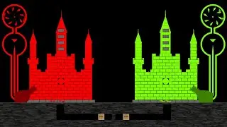 Castle Destruction, The War, Day 8 - Marble Race in Algodoo