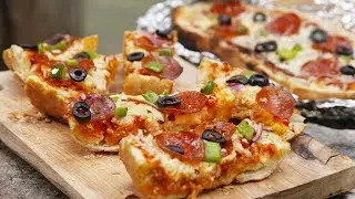 Grilled Pizza Bread | Delish